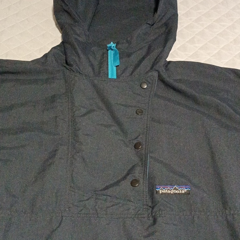Patagonia Vintage Pullover Windbreaker Rain Jacket with Hood - Picture 2 of 15